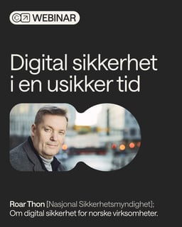 Digitalt foredrag: Digital sikkerhet i en usikker tid